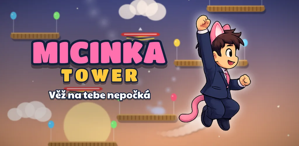 Micinka Tower: Micinka skáče mezi plošinami